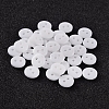 2-Hole Flat Round Resin Sewing Buttons for Costume Design BUTT-E119-20L-19-1