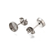 304 Stainless Steel Stud Earrings for Women EJEW-M028-01S-2