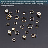   30Pcs 3 Style Brass Bead Frame KK-PH0004-96-5