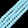 Imitation Jade Solid Color Glass Beads Strands LS-EGLA-A034-J10mm-MD04-2