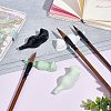 4Pcs 4 Style Porcelain Chinese Writing Brush Holder DJEW-NB0001-10-2
