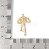 Brass Micro Pave Clear Cubic Zirconia Pendants KK-Z065-08G-3