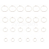 30Pcs 5 Size 316L Surgical Stainless Steel Hoop Earring Findings STAS-ZZ0001-03G-2