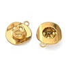 304 Stainless Steel Pendants STAS-P446-08G-2