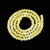 Transparent Glass Beads Strands EGLA-A044-T4mm-MB29-3