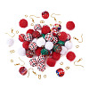 DIY Christmas Style Earring Making Kits DIY-TA0008-88-15