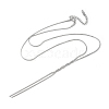 304 Stainless Steel Flat Snake Chain Y Necklaces for Women NJEW-R011-03P-3