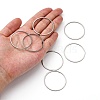 Tarnish Resistant 304 Stainless Steel Linking Ring STAS-T047-15B-4