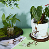 3Pcs Nuggets Natural Amethyst & Rose Quartz & Quartz Crystal Flowerpot Decoration HJEW-OC00088-5