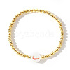 Christmas Brass Beaded Stretch Bracelets DP1194-4-1