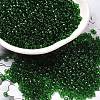 Transparent Colours Picasso Glass Round Seed Beads SEED-B001-06A-07-1