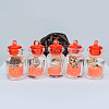 Luminous Glow in the Dark Glass Wishing Bottle Pendants FIND-PW0017-22C-1