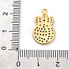 Christmas Series Brass Micro Pave Cubic Zirconia Pendants KK-Q010-01G-04A-3