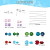 DIY Dangle Stud Earring Making Kits DIY-SZ0008-27-2