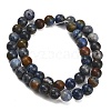 Natural Dumortierite Beads Strands G-F826-A01-8mm-5
