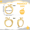 12Pcs Alloy Napkin Rings AJEW-FG0005-86G-2