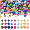  540Pcs 27 Style Spray Painted ABS Plastic Imitation Pearl Beads OACR-TA0001-18-8
