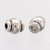 Barrel Tibetan Silver Spacer Beads LS-AB608-2