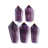 Natural Amethyst Tower Home Display Decoration DJEW-G036-03-1