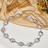 1Pc Alloy Cloud Link Chain Waist Belly Chains for Women AJEW-GF0013-44-4