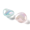 Valentine's Day UV Plating Iridescent Acrylic Beads X-MACR-D032-06-2