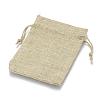 Burlap Packing Pouches Drawstring Bags ABAG-Q050-13x18-01-2