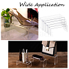 WADORN 5Pcs 5 Styles U-shape Acrylic Shoes Display Stand Risesrs ODIS-WR0001-01-5