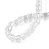 Transparent Glass Bead Strands X-GLAA-N047-09-E01-4