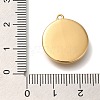 Ion Plating(IP) 304 Stainless Steel Pendant Cabochon Settings STAS-P371-101G-3