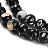 Assembled Synthetic Stone and Trochus Shell Beads Strands G-B128-08B-04-3