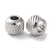 Non-Tarnish 201 Stainless Steel Spacer Beads STAS-K259-14A-P-2