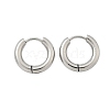 Tarnish Resistant 304 Stainless Steel Huggie Hoop Earrings LS-EJEW-F111-16mm-P-2