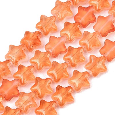 Transparent Glass Beads Strand GLAA-F112-04F-1
