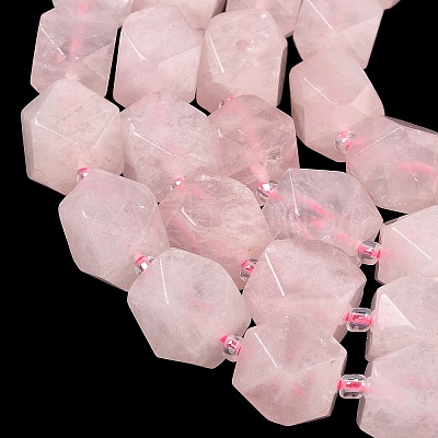 Natural Rose Quartz Beads Strands GG-CBAF8A8-A13-01-1
