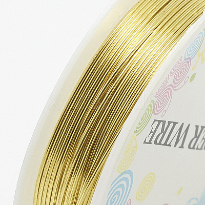 Round Copper Jewelry Wire CW0.4mm018-1