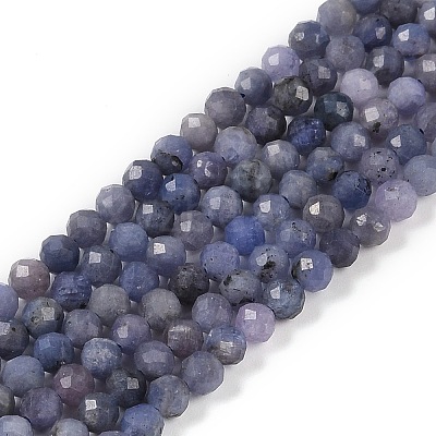 Natural Tanzanite Beads Strands G-F717-17B-01-1