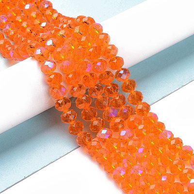 Electroplate Glass Beads Strands LS-EGLA-A034-T2mm-L07-1