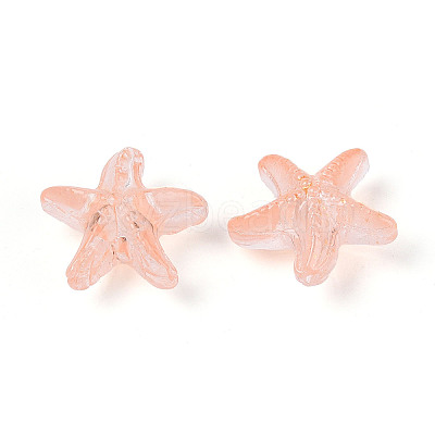 Frosted Glass Beads FGLA-T005-01H-1