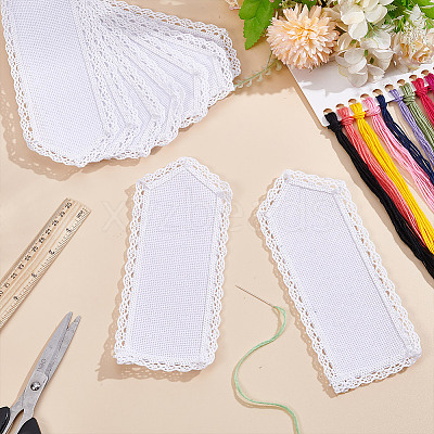 Cotton Aida Cloth Bookmarks for Cross Stitch Making AJEW-WH0314-795-1