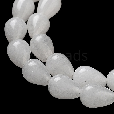 Natural White Jade Beads Strands G-B106-A31-01-1