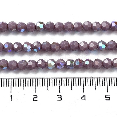 Opaque Glass Beads Strands EGLA-A035-P4mm-L11-1