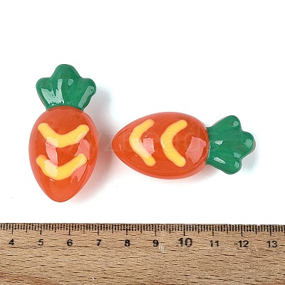 Imitation Jelly Effect Acrylic Beads OACR-N126-11A-1