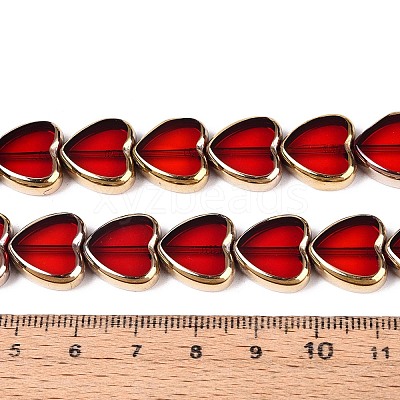 Electroplate Glass Beads Strands EGLA-T021-23A-1
