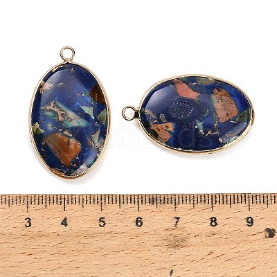 Dyed Synthetic Imperial Jasper Pendants GG-CBAA20A-04G-03-1