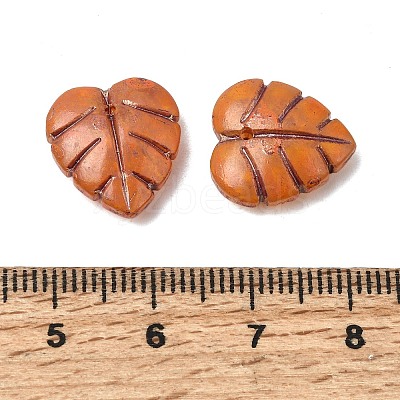 Painted Glass Beads Strands GLAA-Z021-07-1