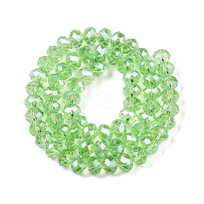Electroplate Glass Beads Strands EGLA-A044-T8mm-A09-1