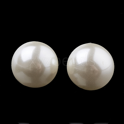 Eco-Friendly Plastic Imitation Pearl Beads MACR-S277-8mm-C05-1