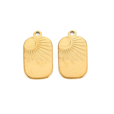201 Stainless Steel Pendants STAS-S119-147G-1