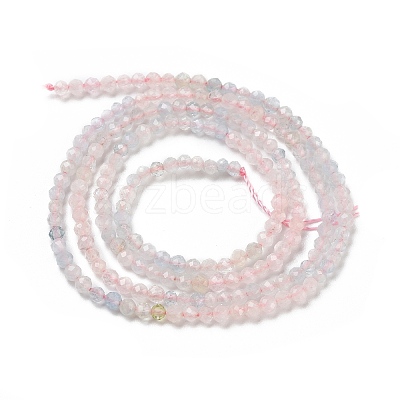 Natural Morganite Beads Strands G-B088-C22-02-1