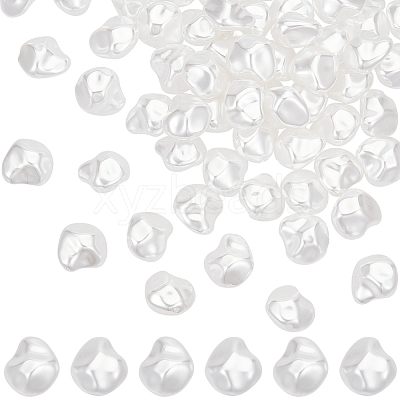1 Strand ABS Plastic Imitation Pearl Beads Strands KY-SC0002-06-1